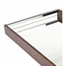 Bandeja 60cm Por 35cm E 4,5cm Madeira Naturals Espelhada